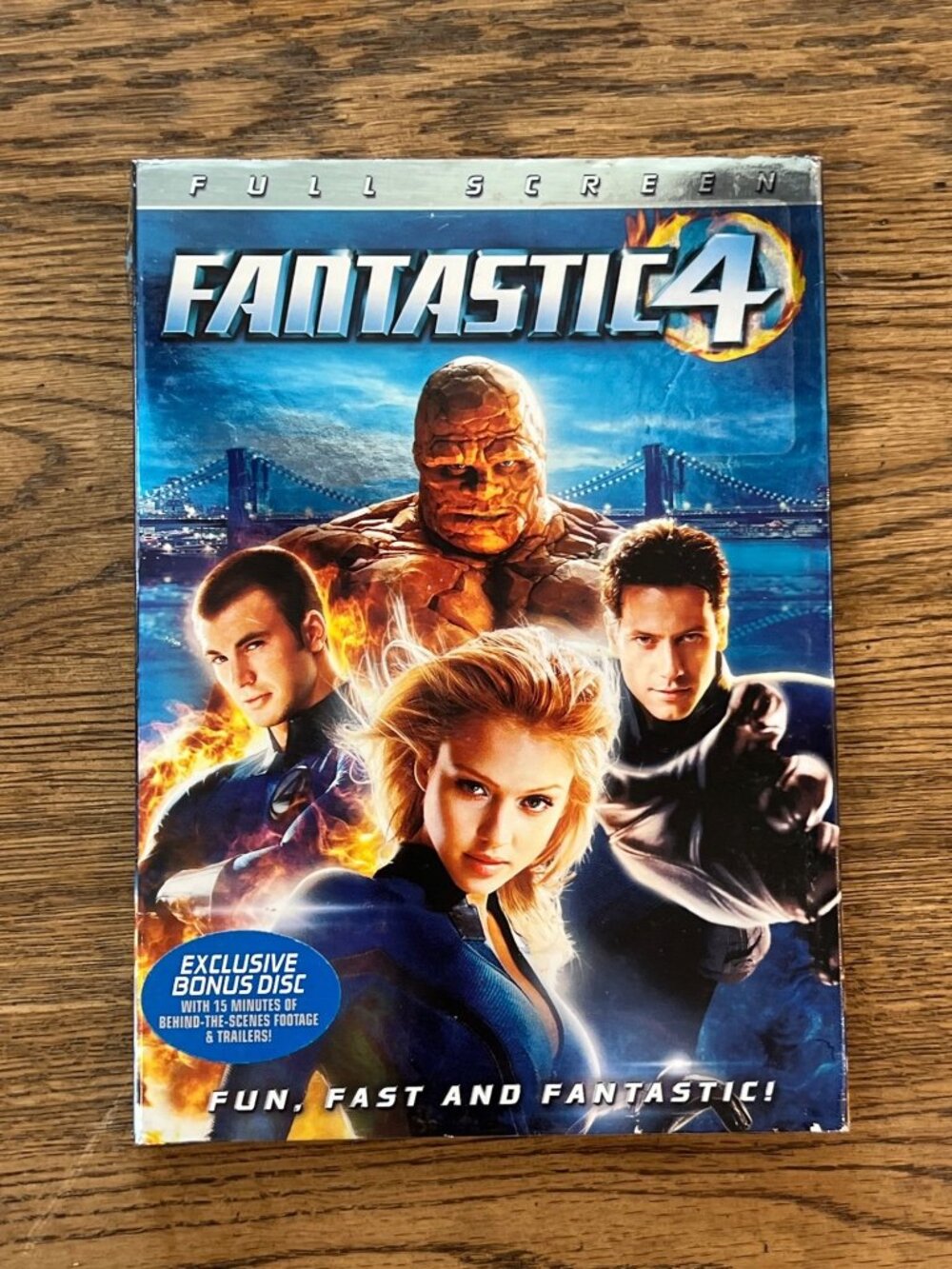 Fantastic Four 2005 Movie DVD Full Screen Edition Ioan Gruffudd Pre-Owned